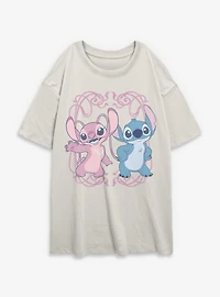Disney Lilo & Stitch Perfect Aliens Womens Oversized T-Shirt