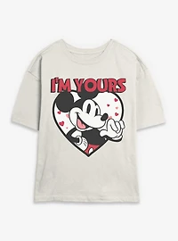 Disney Mickey Mouse I'm Yours Womens Skimmer T-Shirt
