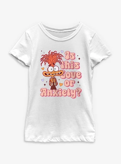 Disney Pixar Inside Out 2 Love Or Anxiety Youth Girls T-Shirt