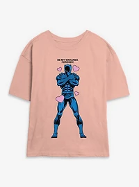 Marvel Black Panther Be My Wakanda Forever Womens Skimmer T-Shirt