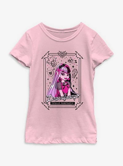 Monster High Draculaura Totally Fangtastic Youth Girls T-Shirt
