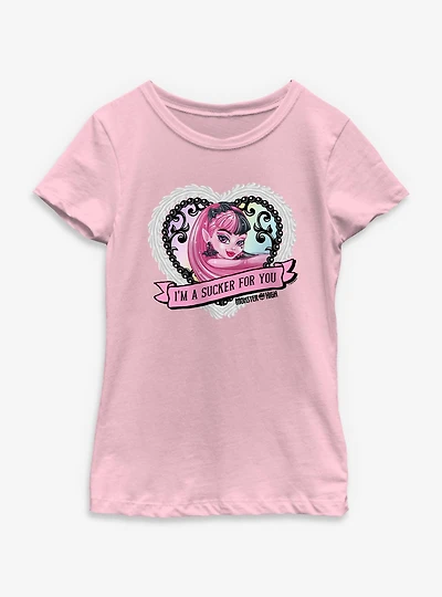 Monster High Sucker For You Youth Girls T-Shirt