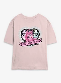Monster High Sucker For You Womens Skimmer T-Shirt