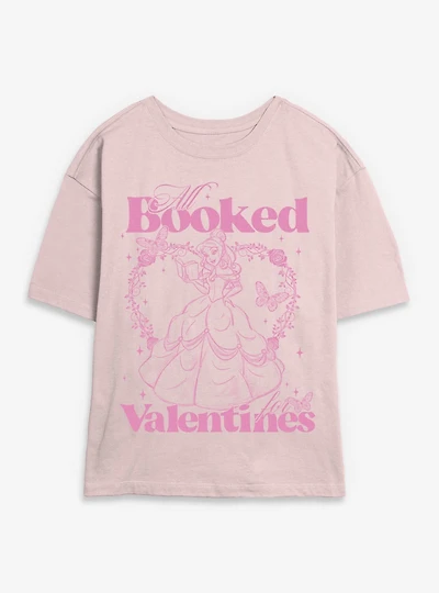 Disney Princesses Vday Plans Womens Skimmer T-Shirt