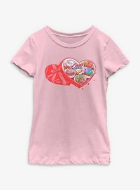 Disney Princesses Chocolate Box Youth Girls T-Shirt