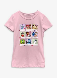 Disney Pixar Polaroid Hearts Youth Girls T-Shirt