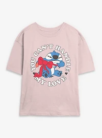 Disney Lilo & Stitch My Love Womens Skimmer T-Shirt