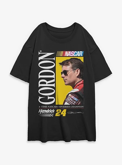 Hendrick Motorsports Jeff Gordon Editorial Womens Oversized T-Shirt