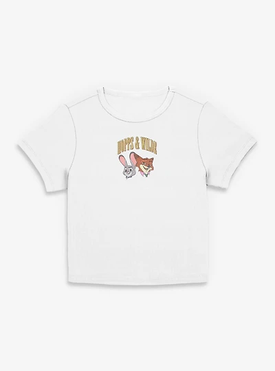 Disney Zootopia 2 Hopps Wilde Womens Baby Tee