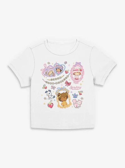 Strawberry Shortcake Berry Best Friends Womens Baby Tee