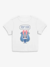 Disney Zootopia Hopps Dont Even Womens Baby Tee