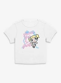 The Powerpuff Girls Bubbles Prettiest Girl Womens Baby Tee