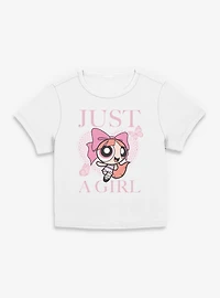 The Powerpuff Girls Blossom Just A Girl Womens Baby Tee