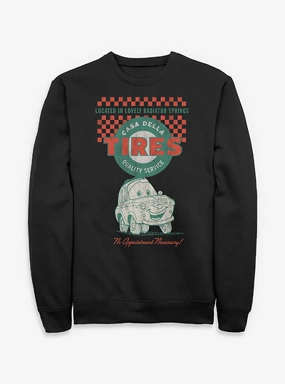 Disney Pixar Cars Luigi Tires Sweatshirt