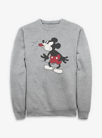 Disney Mickey Mouse Sticking Tongue Out Sweatshirt