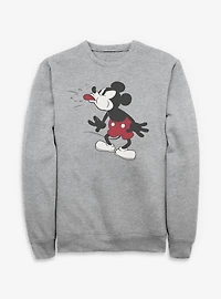 Disney Mickey Mouse Sticking Tongue Out Sweatshirt