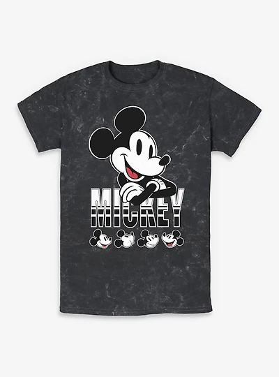 Disney Mickey Mouse Retro Mineral Wash T-Shirt