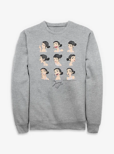 KPop Demon Hunters Zoey Expressions Sweatshirt