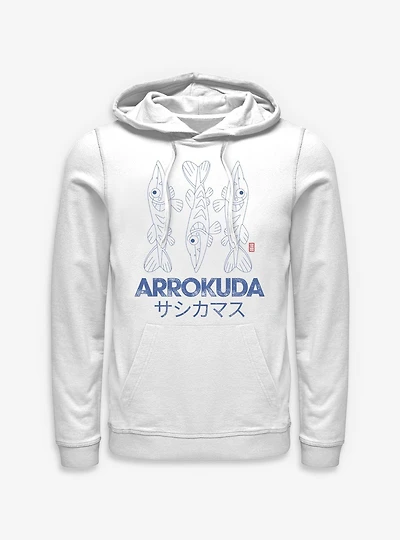 Pok?mon Arrokuda Gyotaku Hoodie
