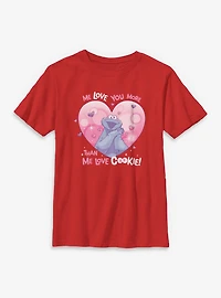 Sesame Street Me Love Cookie Youth T-Shirt