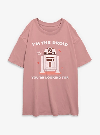 Star Wars The Droid You Are Looking For Womens Oversized T-Shirt