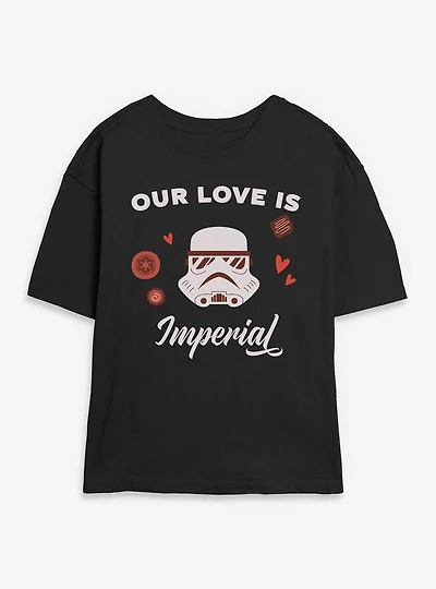 Star Wars Our Love Is Imperial Womens Skimmer T-Shirt