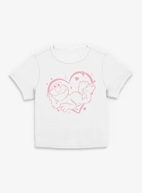 Sesame Street Elmo With Hearts Womens Baby T-Shirt
