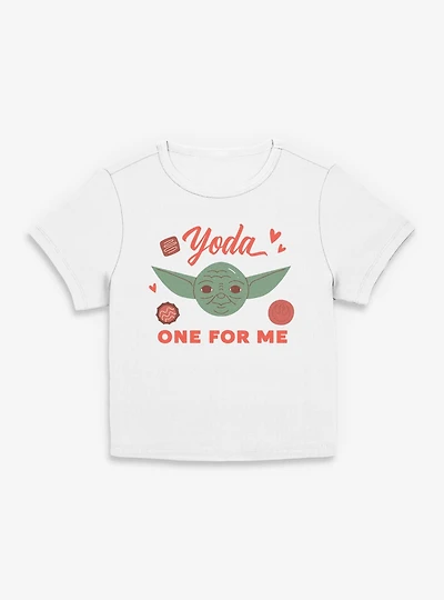 Star Wars Yoda One For Me Womens Baby T-Shirt