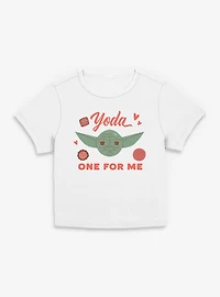Star Wars Yoda One For Me Womens Baby T-Shirt