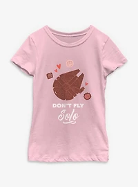 Star Wars Don't Fly Solo Youth Girls T-Shirt