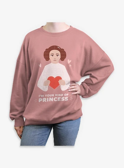 Star Wars Your Kind Of Princess Leia Womens Oversized Sweatshirt