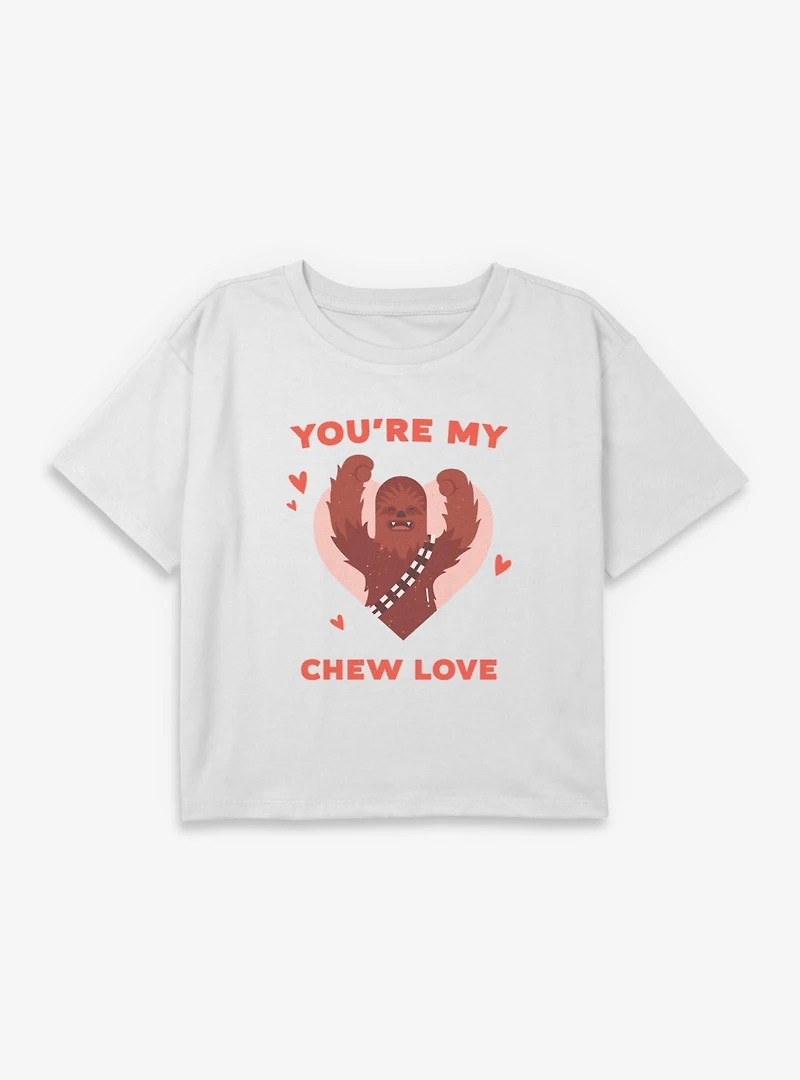 Star Wars My Chew Love Youth Girls Boxy Crop T-Shirt