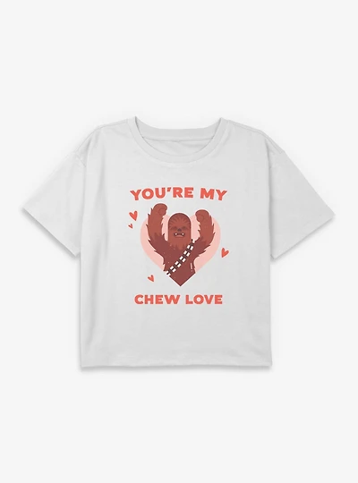 Star Wars My Chew Love Youth Girls Boxy Crop T-Shirt