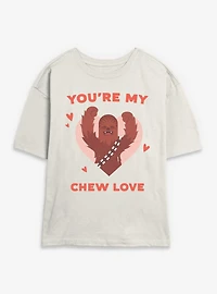 Star Wars My Chew Love Womens Skimmer T-Shirt