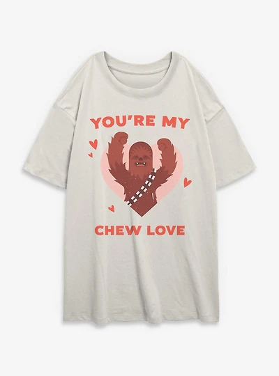 Star Wars My Chew Love Womens Oversized T-Shirt