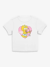 The Simpsons Cupid Maggie Womens Baby T-Shirt