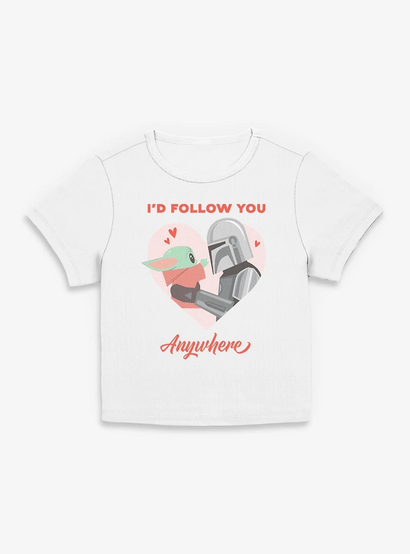 Star Wars The Mandalorian I'd Follow You Anywhere Womens Baby T-Shirt