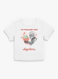 Star Wars The Mandalorian I'd Follow You Anywhere Womens Baby T-Shirt