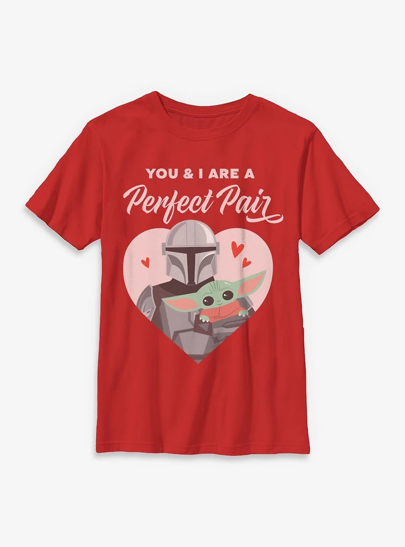 Star Wars The Mandalorian Perfect Pair Youth T-Shirt