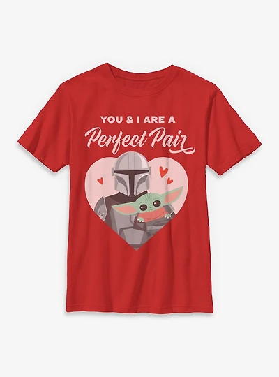 Star Wars The Mandalorian Perfect Pair Youth T-Shirt
