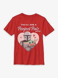 Star Wars The Mandalorian Perfect Pair Youth T-Shirt