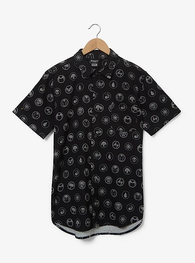 Magic: The Gathering x Marvel Icons Allover Print Woven Button-Up - BoxLunch Exclusive