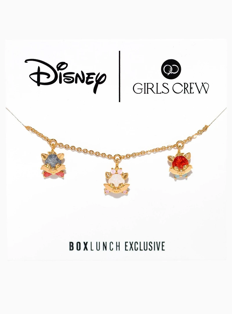 Girls Crew Disney The Aristocats Kittens Charm Necklacke - BoxLunch Exclusive