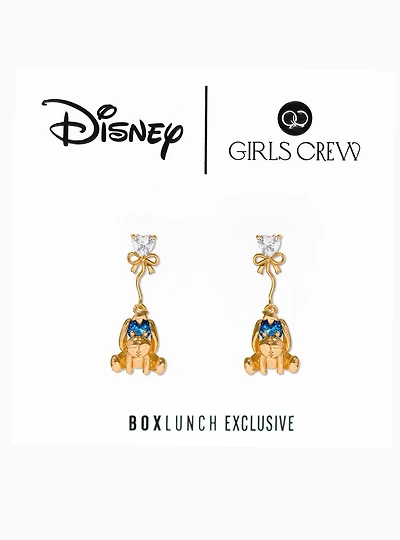 Girls Crew Disney Winnie the Pooh Eeyore Charm Stud Earrings - BoxLunch Exclusive
