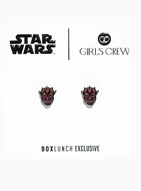 Girls Crew Star Wars Darth Maul Stud Earrings - BoxLunch Exclusive