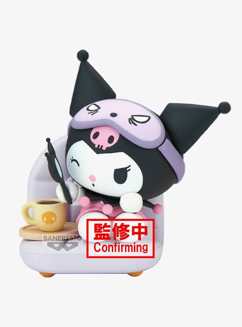 Bandai Namco Sanrio Nakayoshi Memories Relaxing Time at Home Kuromi Figure