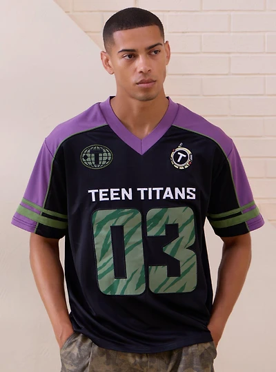 DC Comics Teen Titans Beast Boy Batting Jersey - BoxLunch Exclusive