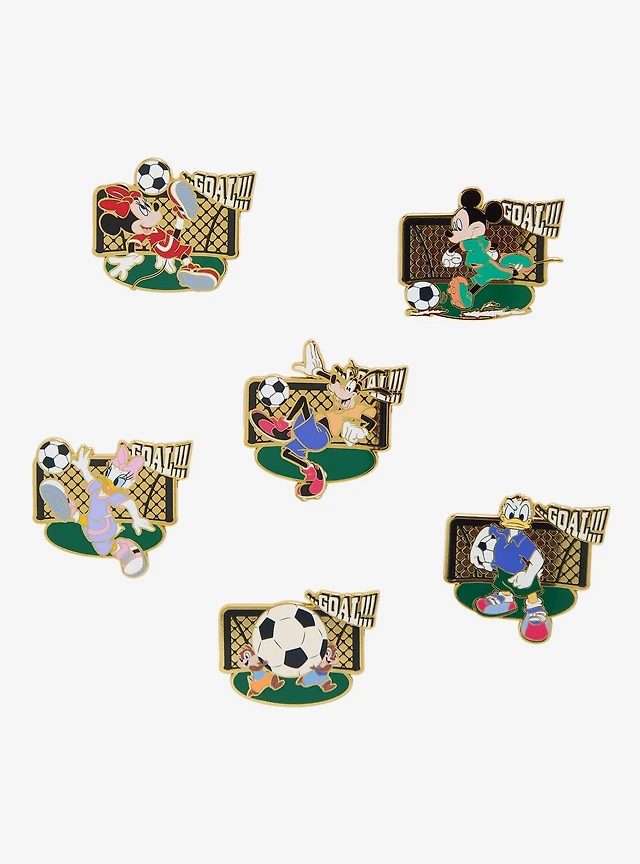 Disney Mickey Mouse 7 Friends Soccer Blind Box Enamel Pin - BoxLunch Exclusive