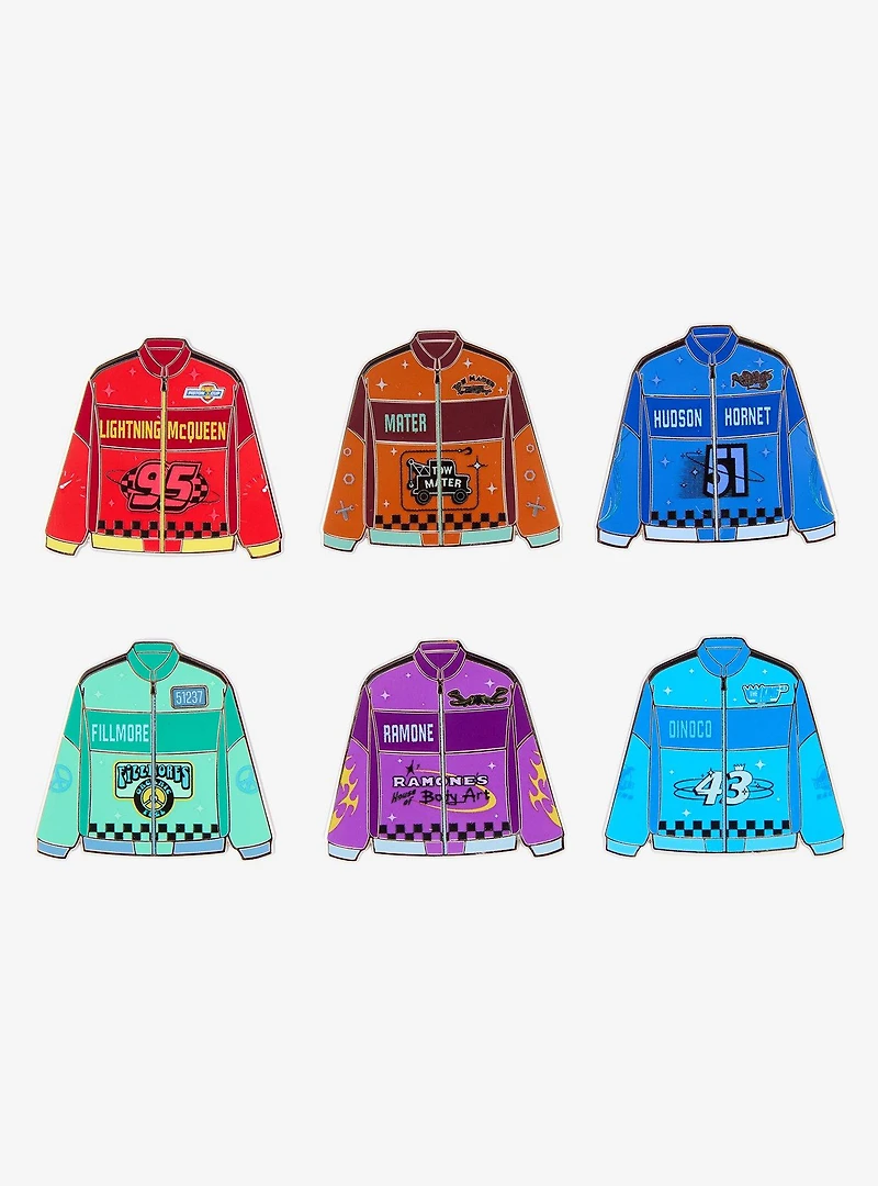 Disney Pixar Cars Racing Jacket Blind Box Enamel Pin — BoxLunch Exclusive