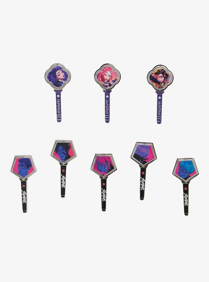 KPop Demon Hunters Saja Boys & HUNTR/X Lightstick Spinning Blind Box Enamel Pin - BoxLunch Exclusive